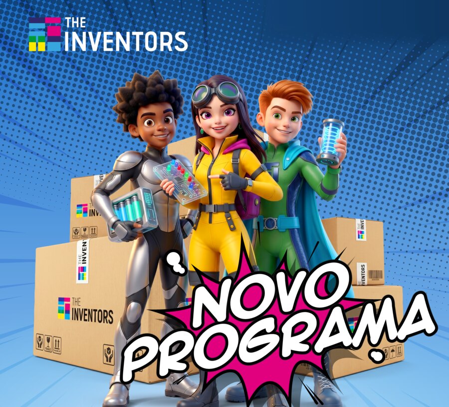 Os super-heróis inventores The Inventors prontos para explorar o futuro